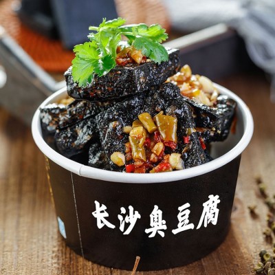 湖南长沙特产 聚美合臭豆腐，臭咕咾臭豆腐生胚批发2000片内4包装22件图4