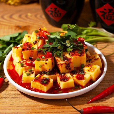 陕西特产玉米搅团方便速食开袋即食宝鸡风味小吃凉拌汤烩  2件图2