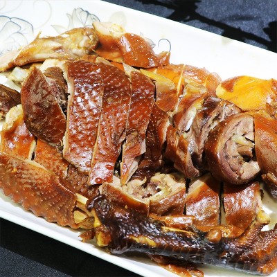 古蔺麻辣鸡烧鸡童子熏鸡手撕扒鸡叫花鸡四川熟食卤味鸡肉500g整只  2件图2