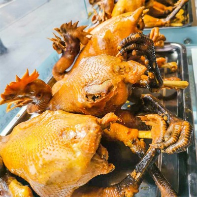 古蔺麻辣鸡烧鸡童子熏鸡手撕扒鸡叫花鸡四川熟食卤味鸡肉500g整只  2件图4