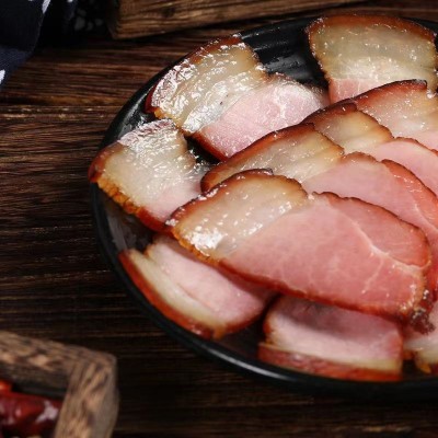 烟熏腊肉腊肉烟熏后腿腌腊肉重庆农家风味餐饮批发  2袋图3