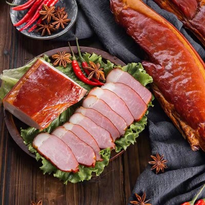 四川烟熏后腿腊肉农家自制川味柴火二刀后腿老腊肉贴牌代工定制  3袋图2