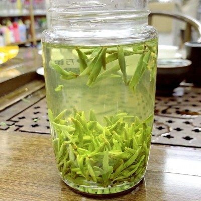 浙江杭州西湖大佛美景浓香2023新茶绿茶明前春茶散装龙井茶叶批发2斤图6