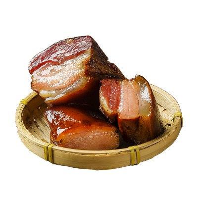 5斤柴火烟熏川味腊肉五花腊肉偏肥腌肉湘西风味下酒配菜整箱代发  1袋图4