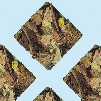 福鼎白茶饼干茶2021年方片茶 高山日晒传统工艺 方便携带白茶批发  2盒图3