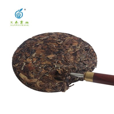 福鼎白茶2015年白茶饼350g寿眉批发陈年老白茶实体店电商供货茶叶  2个图3