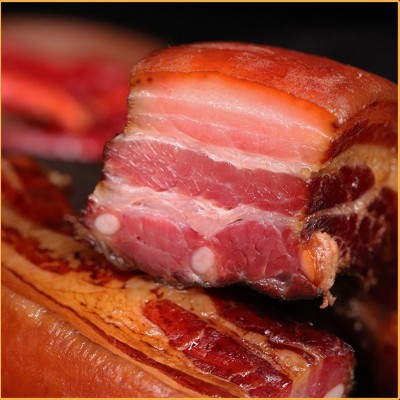 厂家直供中方五花腊肉前腿腊肉批发湖北味特产烟熏柴火腊味土猪肉  2件图4