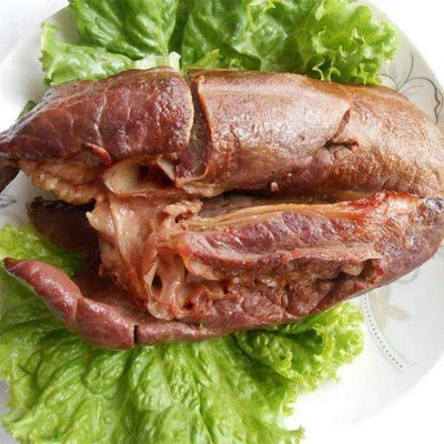 重庆四川家用商用餐饮猪肺传统农家柴火烟熏风干技术500g批发代发  2袋图3