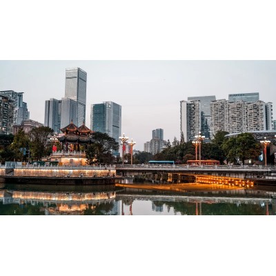 成都夜游锦江图3