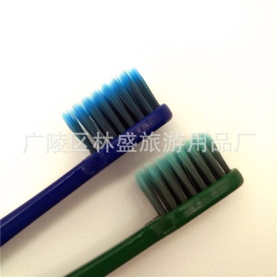 韩版宽头火焰软毛网红牙刷家庭家用大头超细超软纳米细毛酒店民宿  10支图3