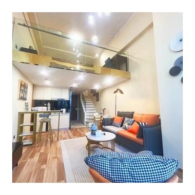 栖迟·玩酷BEARBRICK主题LOFT双床房图1