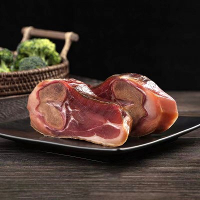 800克分割腿 简装家庭装正宗浙江产煲汤火腿切片块腊味金华火腿  2份图4