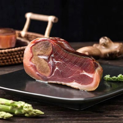 800克分割腿 简装家庭装正宗浙江产煲汤火腿切片块腊味金华火腿  2份图3