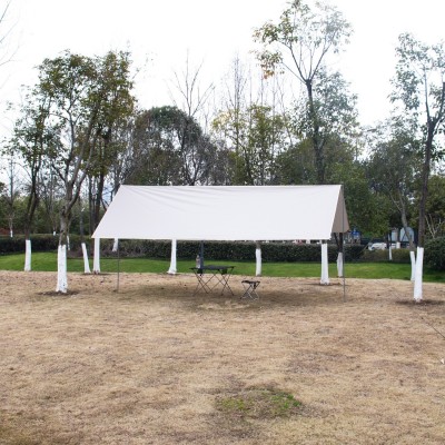 户外天幕 方形210D牛津布涂银天幕露营防水遮阳3-5人野餐野营篷布  2个图4