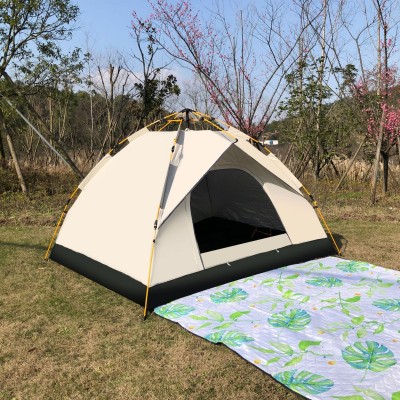 源头厂家现货批发全自动折叠式帐篷户外假双层防晒露营装备网红款  10顶图4