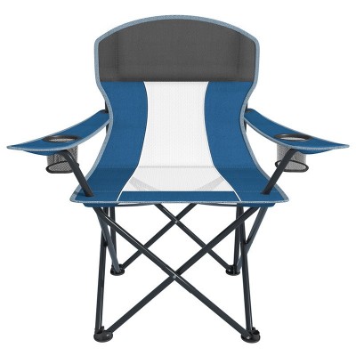 V-CAMP 户外桌椅露营折叠桌 大椅子舒适透气 烧烤野餐桌 四椅一桌  1套图5