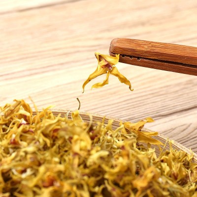 红色礼盒罐装铁皮枫斗花 原产地霍山石斛花茶 新鲜干花泡水养生茶  2盒图3