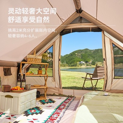 户外充气牛津帐篷全自动免搭建露营野餐超大加厚便携精致野营装备  2顶图4