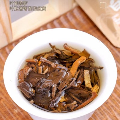 陈皮白茶批发福鼎老白茶小方片饼干茶正宗寿眉贡眉茶叶礼盒装批发  2盒图3