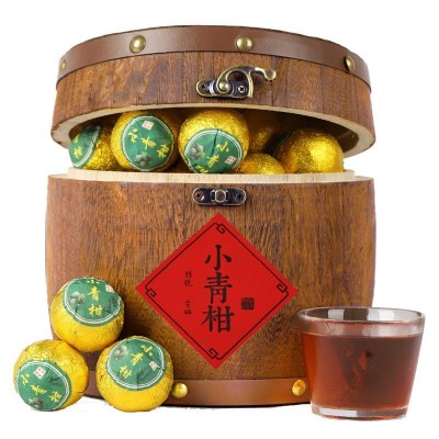 小青柑批发普洱茶桔普茶新会小青柑普茶木桶礼盒厂家直播一件代发  2件图5