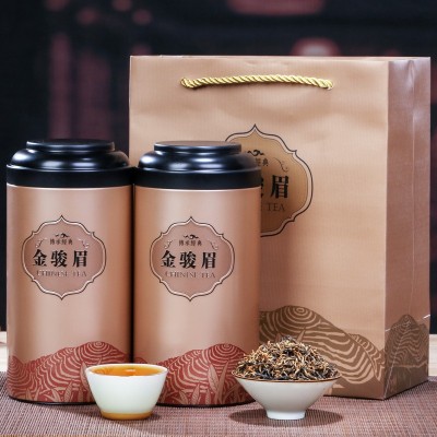 弘缘茗金骏眉红茶茶叶礼盒装高档 武夷山桐木关红茶一级简装500克  2件图5
