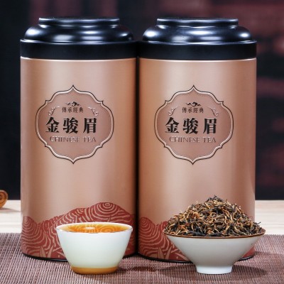 弘缘茗金骏眉红茶茶叶礼盒装高档 武夷山桐木关红茶一级简装500克  2件图3