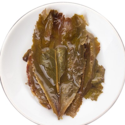 批发 普洱茶饼生茶饼 云南百年古树 黄金叶 云南七子饼茶 357克  2饼图5