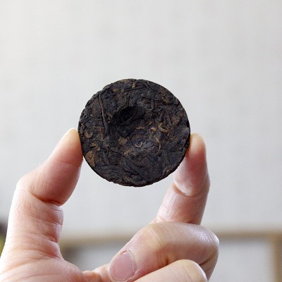 云南普洱茶古树熟茶批发 冰岛醇香小玉饼散装一口料陈年普 洱黑茶  2件图3