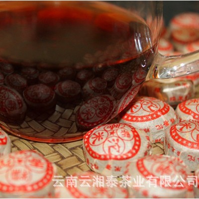 批发 云南勐海普洱茶叶 糯米香沱茶 乐兴祥 迷你小沱茶 熟茶  2斤图5