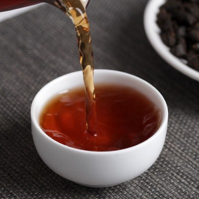 批发云南普洱茶叶 2009勐海浓糯香茶化石 碎银子 老茶头 500g罐装  2罐图4