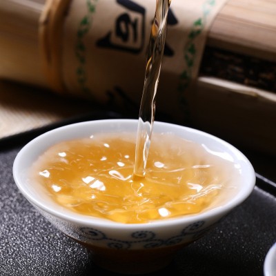 2021年普洱茶生茶 竹筒茶勐海高山竹香普洱生茶叶 500克/条  2个图3