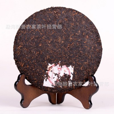 云南勐海布朗山金毫乔木七子饼普洱茶熟茶叶357克普洱熟茶  2饼图2
