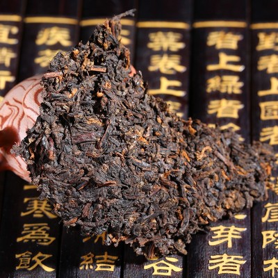 云南勐海布朗山金毫乔木七子饼普洱茶熟茶叶357克普洱熟茶  2饼图3