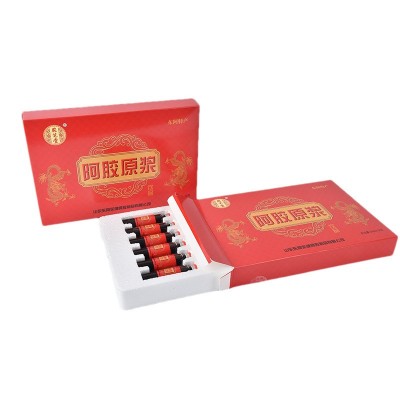 东阿厂家批发12支礼盒装浓缩阿胶浆 商超电商代发用即食阿胶浆2盒图5