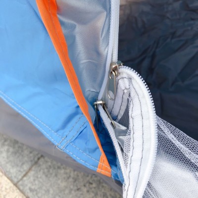 户外野营速开大容量自动帐篷双层加厚防雨自驾游公园露营玻杆帐篷  2顶图3