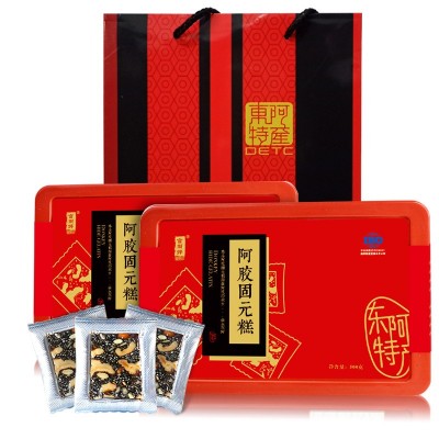 东阿原产即食阿胶糕块片阿胶固元糕女士阿娇500g批发阿胶膏2盒图3