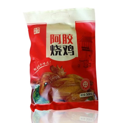 山东东阿工厂原产阿胶烧鸡500克袋装扒鸡 直播货源一件代 发批发混2袋图3