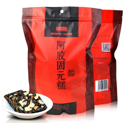 阿胶糕500g膏阿胶片块即食手工阿胶固元膏糕散装批发山东2袋图3