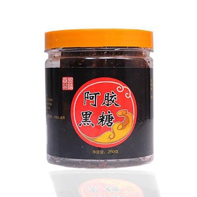 山东阿胶黑糖块批发250克东阿古法红糖块山东阿胶黑糖2瓶图4