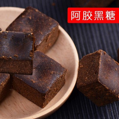 山东阿胶黑糖块批发250克东阿古法红糖块山东阿胶黑糖2瓶图3