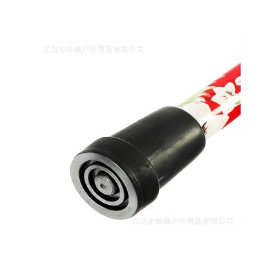 跨境老人折叠杖拐杖 铝合金伸缩杖印花 五节杖防滑手杖登山杖批发  2根图4