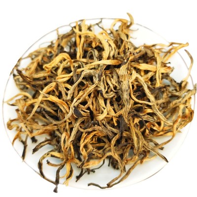 红茶茶叶凤庆滇红茶云南古树红曲条型红毛峰红茶散装厂家红茶批发2斤图5