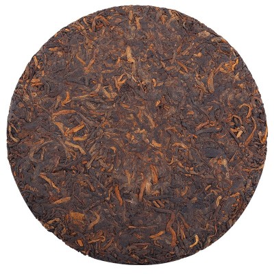 【布朗山】茶厂现货定制普洱茶饼熟茶357g云南七子饼陈年浓香熟普42饼图2