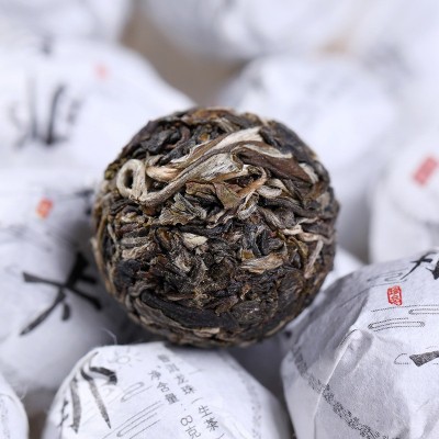 【特价】云南西双版纳 那卡生茶龙珠 普洱茶勐海泉海茶厂茶叶批发20斤图2