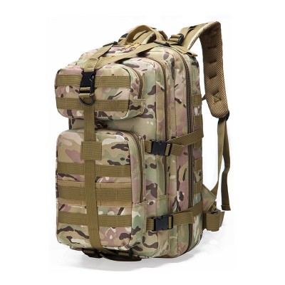 现货3P攻击战术背包户外双肩登山背包防水迷彩包35L中号3P包  2个图3