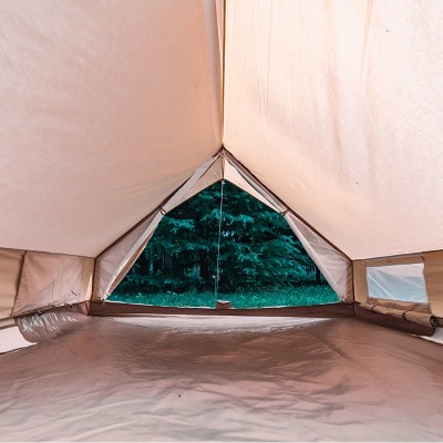 流沙小屋帐篷亘帐涤棉露营帐篷家庭式营地帐篷户外露营遮阳棚厂家2顶图4