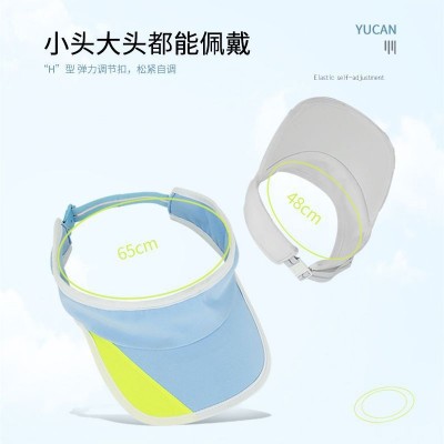 语灿吸汗透气城市跑步帽轻盈速干遮阳防晒帽户外撞色拼接空顶帽  20个图4