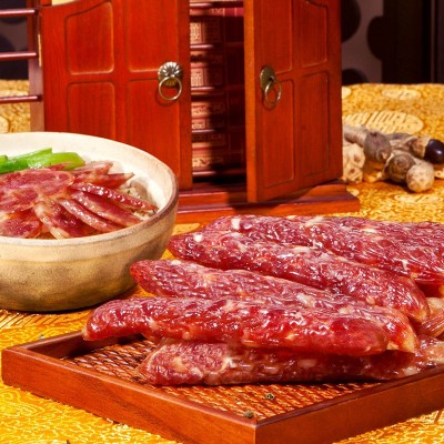 皇上皇 如愿腊肠500g 广东特产腊肠广式腊味6分瘦腊肠香肠2袋图3