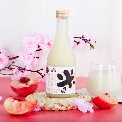 生龙桂花糯米甜酒0.5低度数清甜少女露酒米露甘酒300ml*12瓶批发6瓶图2