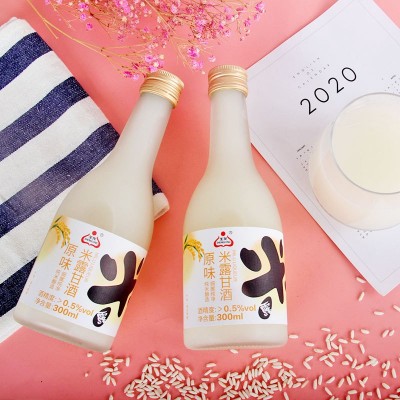 生龙桂花糯米甜酒0.5低度数清甜少女露酒米露甘酒300ml*12瓶批发6瓶图3